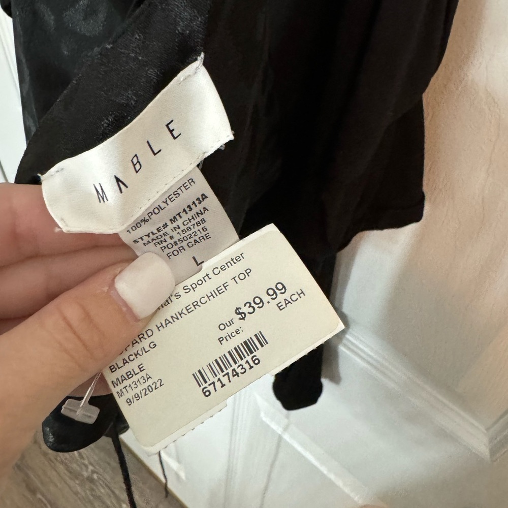 Concert outfit bandana shirt with tag ties in the back